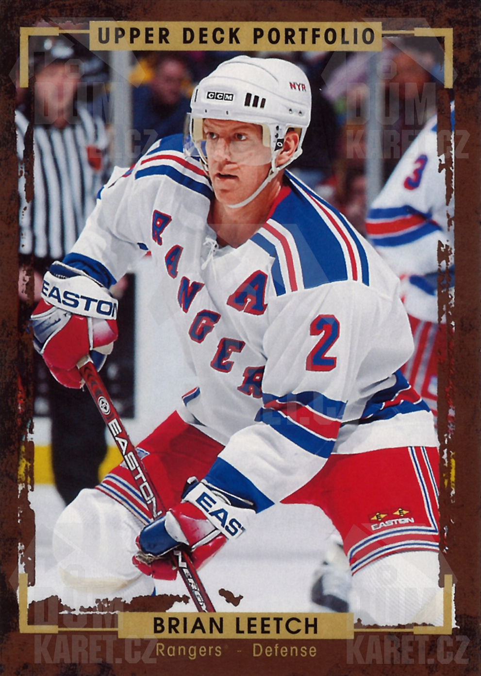 Brian Leetch - 2015/16 UD Portfolio Hockey - #181