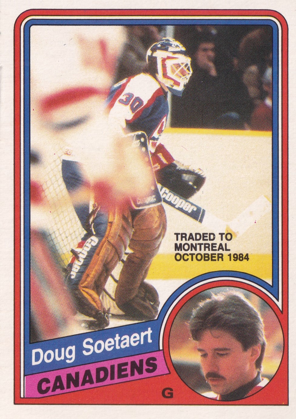 Doug Soetaert - 1984/85 O-Pee-Chee Hockey - #347