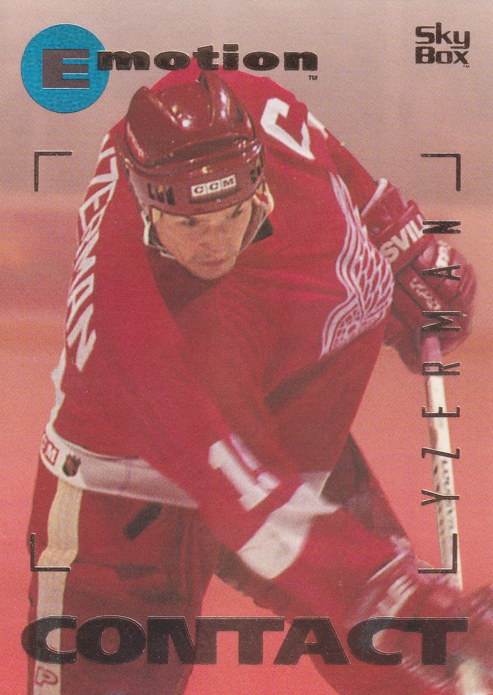 Steve Yzerman - 1995/96 SkyBox Emotion - #60