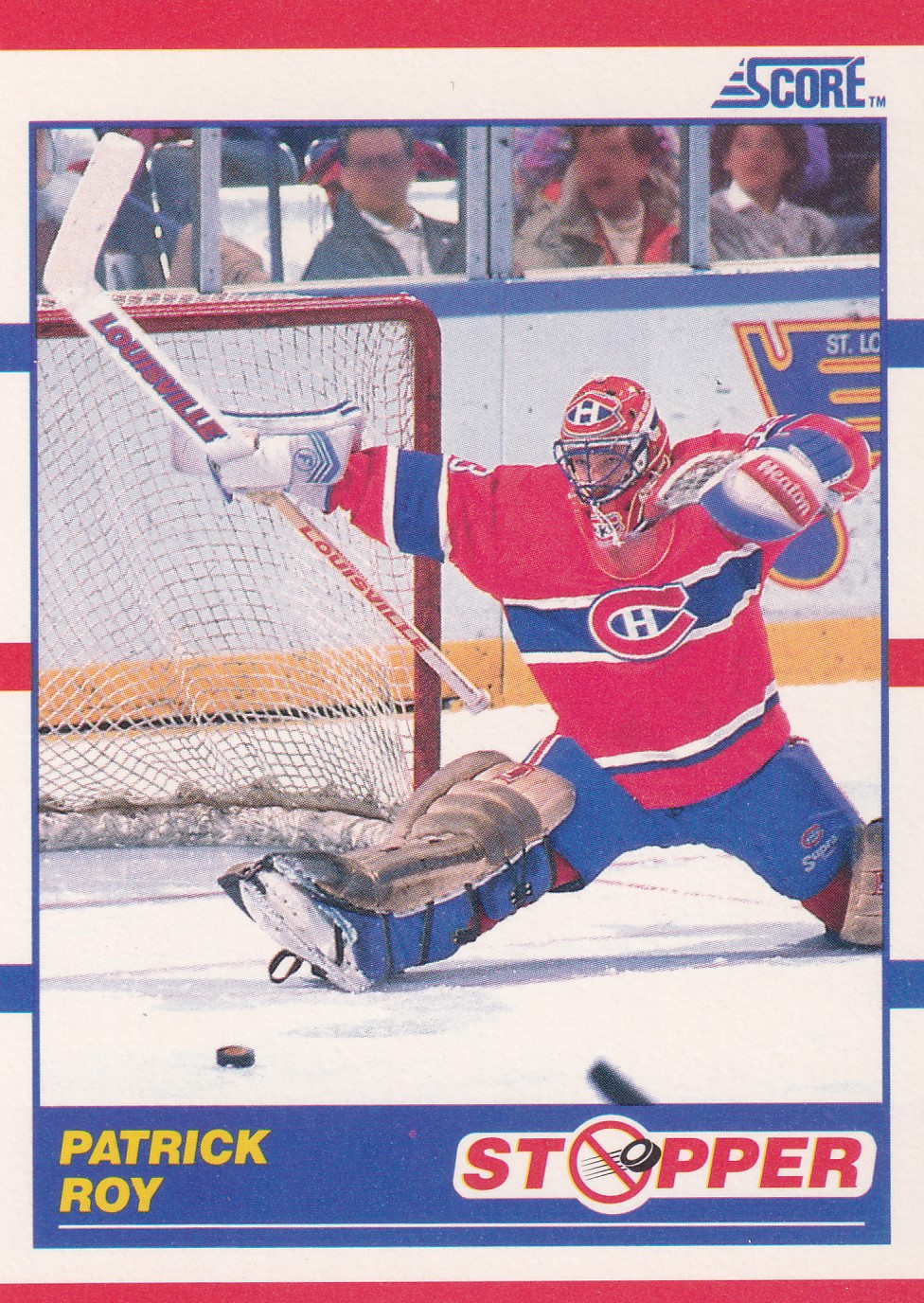 Patrick Roy - 1990/91 Score - Stopper - #344
