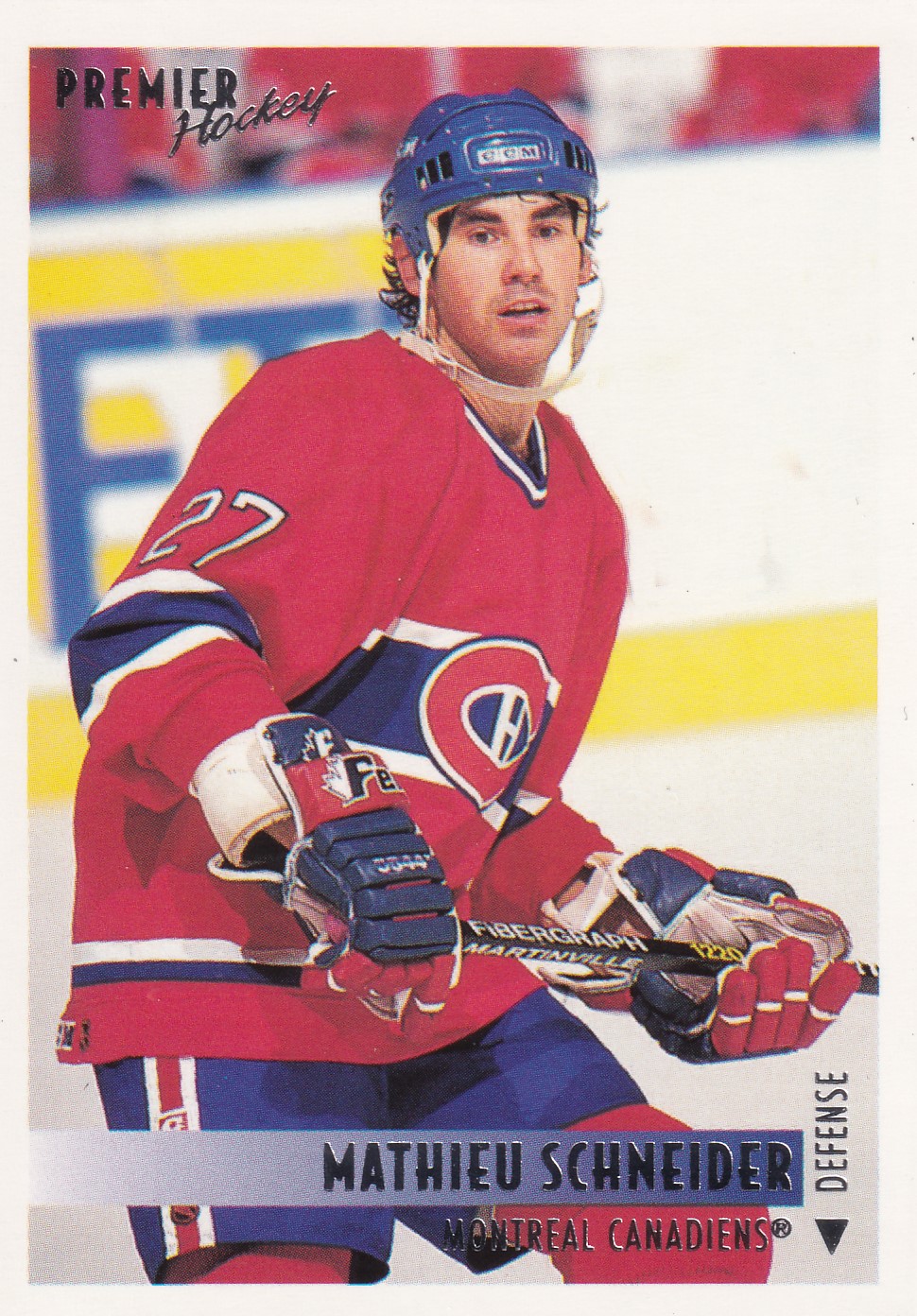 Mathieu Schneider - 1994/95 Topps Premier Series I. Hockey - #181