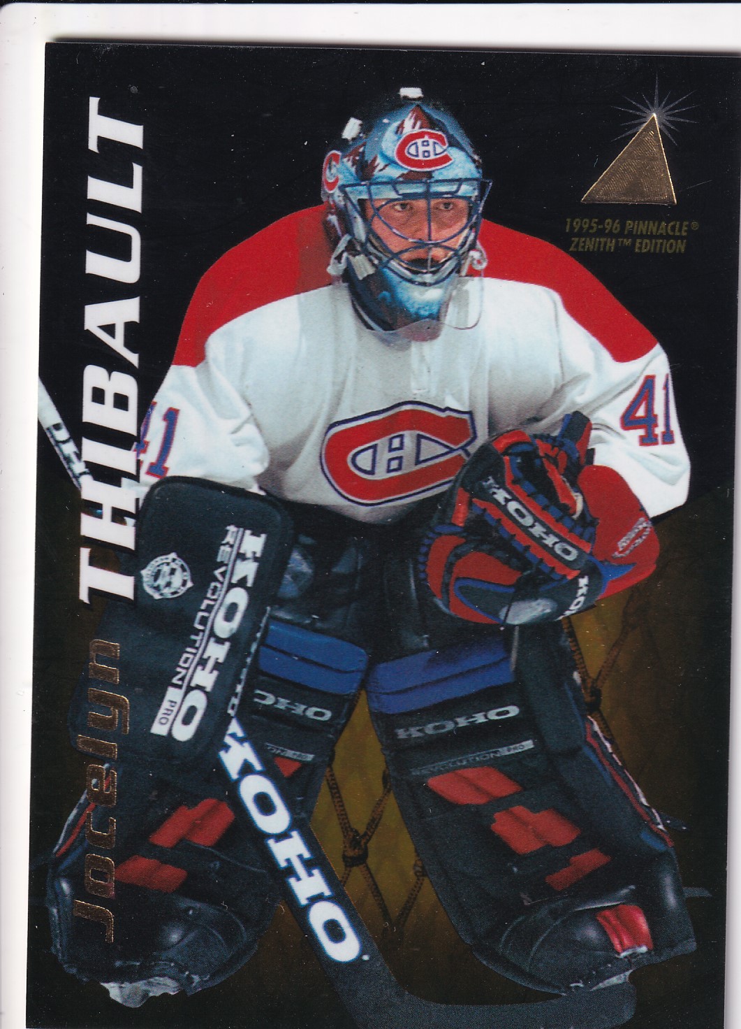 Jocelyn Thibault - 1995/96 Pinnacle Zenith - #34