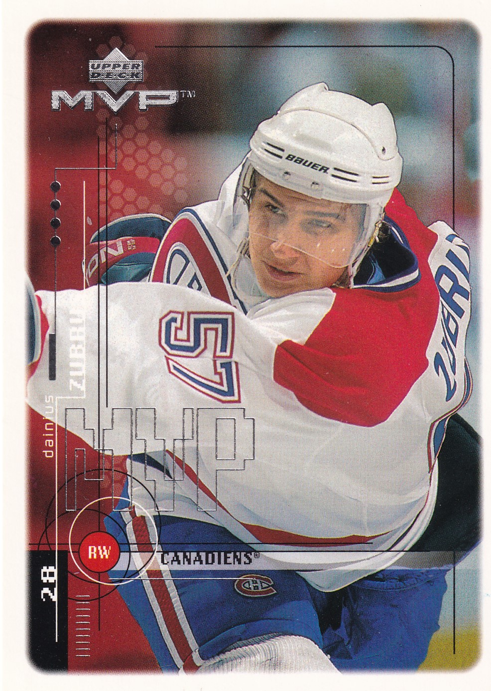 Dainius Zubrus - 1998/99 MVP Hockey - #102