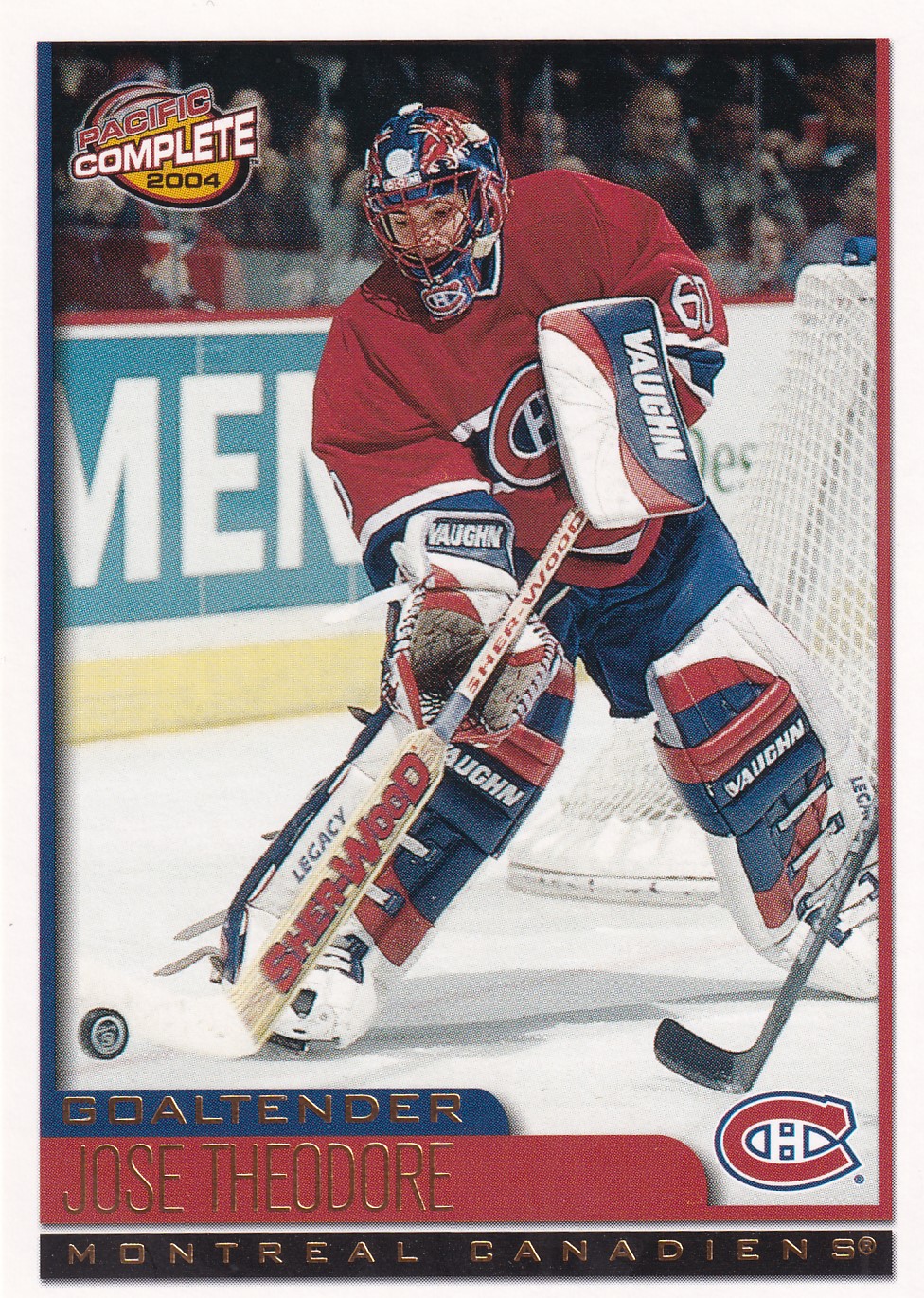 Jose Theodore - 2003/04 Pacific Complete Hockey - #436
