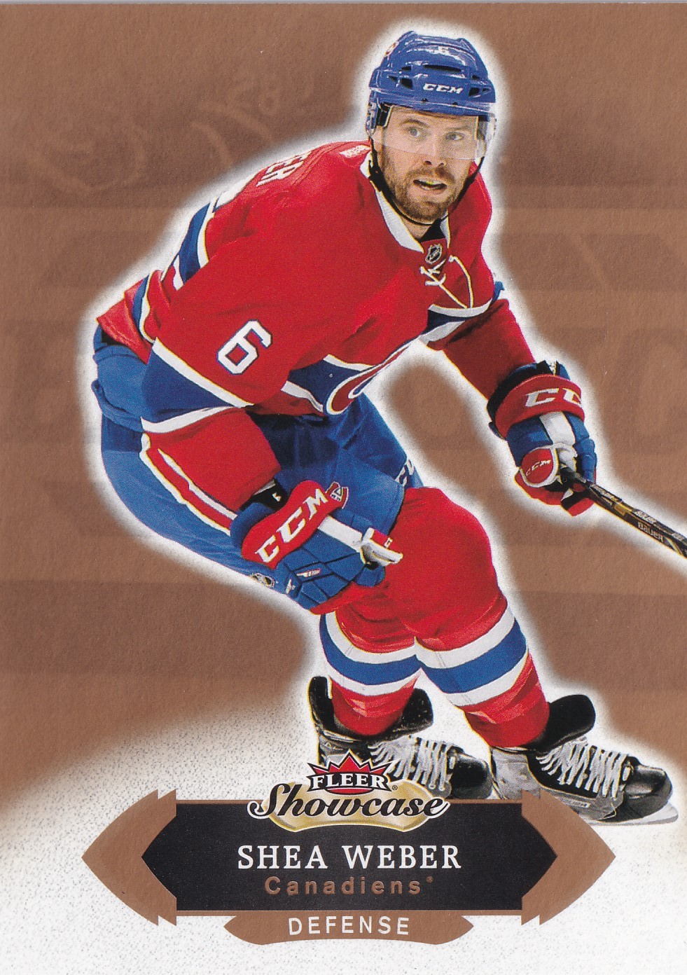 Shea Weber - 2016/17 Fleer Showcase Hockey - #14