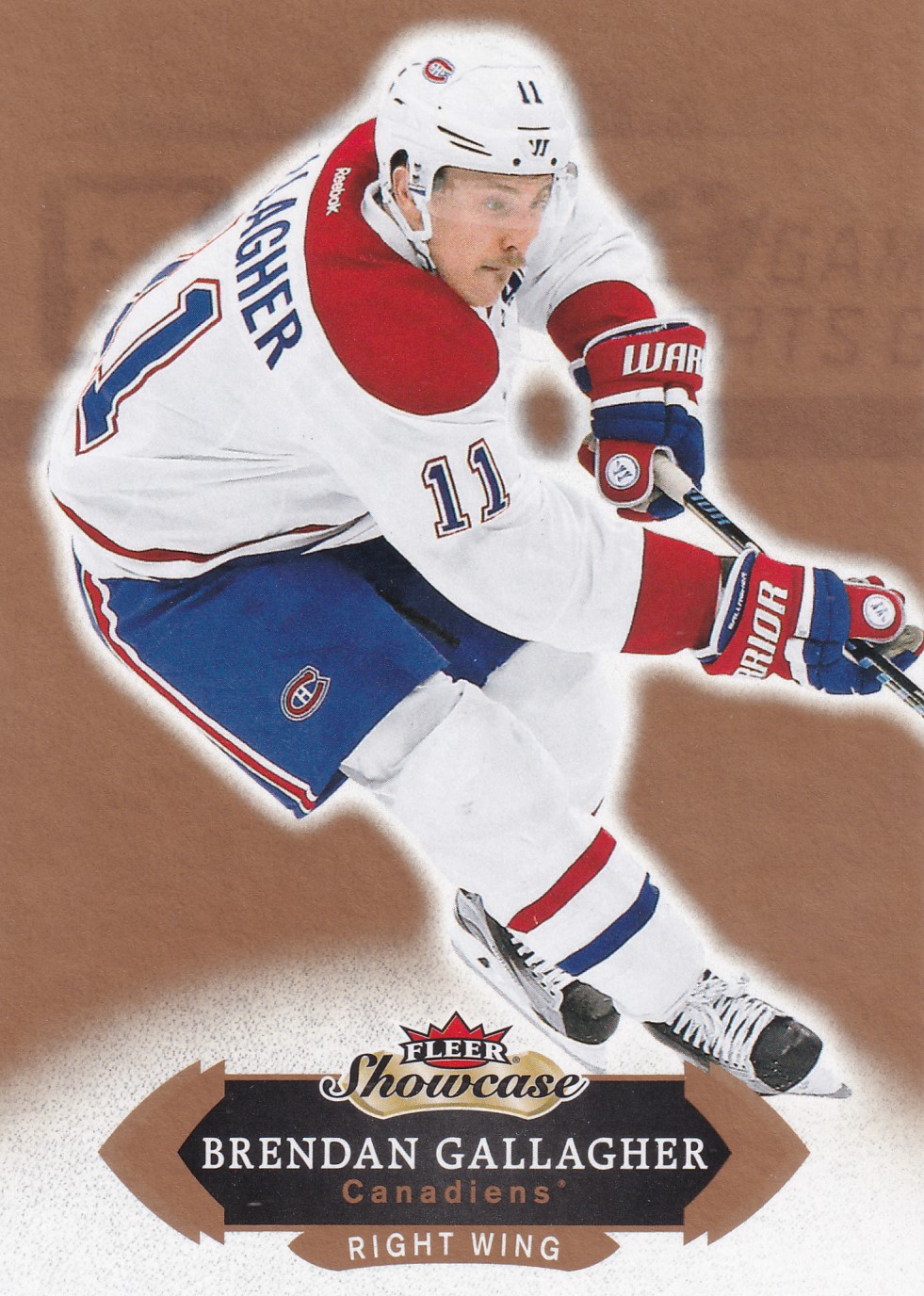 Brendan Gallagher - 2016/17 Fleer Showcase Hockey - #61