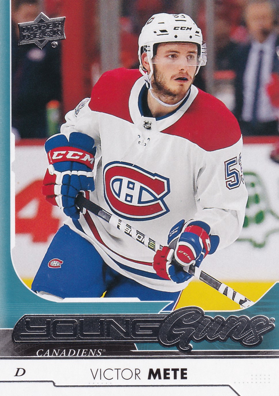 Victor Mete - 2017/18 UD Series I. Hockey - Young Guns - #245