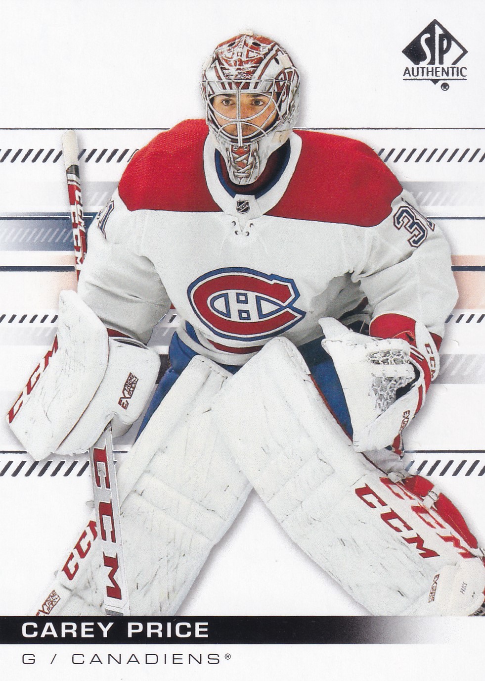 Carey Price - 2019/20 SP Authentic Hockey - #10