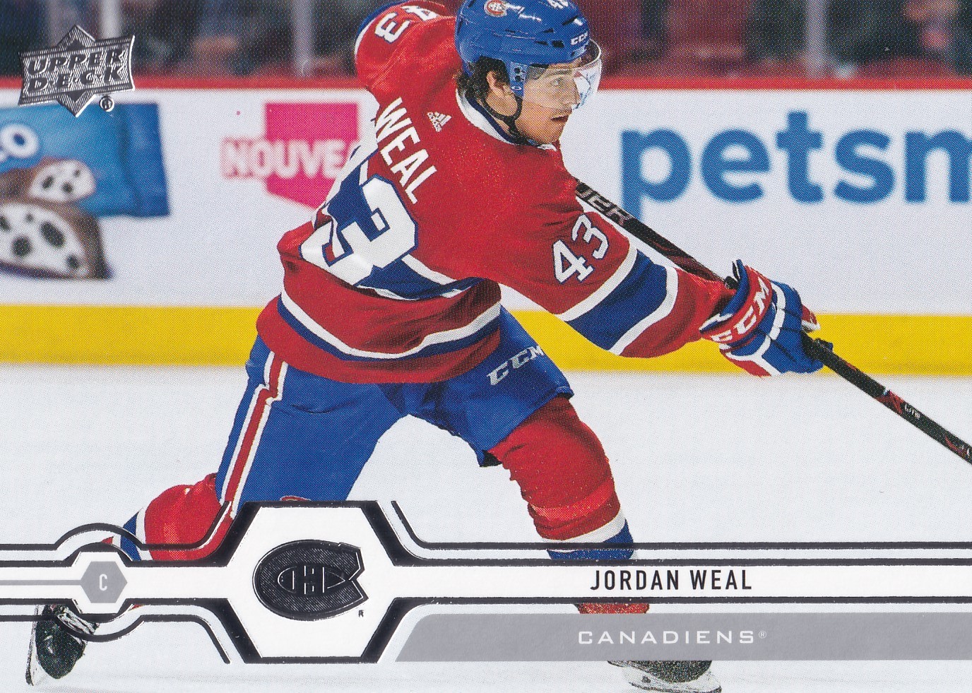 Jordan Weal - 2019/20 UD Series I. Hockey - #50