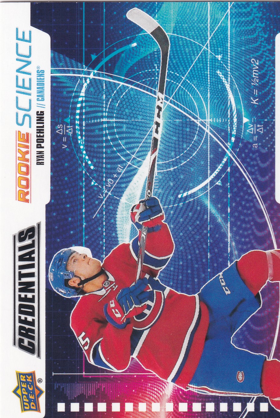 Ryan Poehling - 2019/20 UD Credentials Hockey - Rookie Science - #RS02