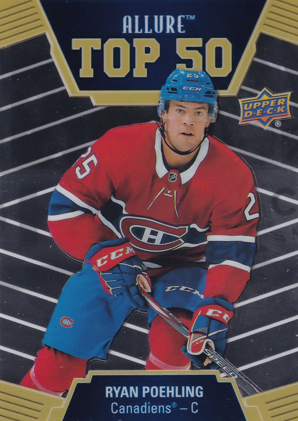 Ryan Poehling - 2019/20 Allure Hockey - Top 50 - #T50-50