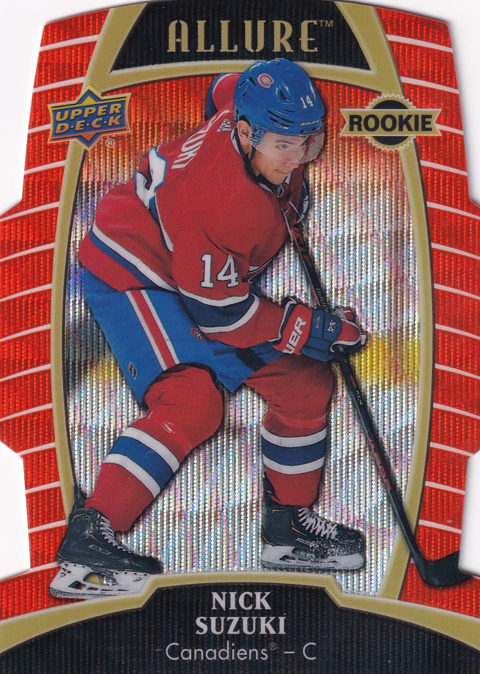 Nick Suzuki - 2019/20 Allure Hockey - Orange Slice /199 - #91