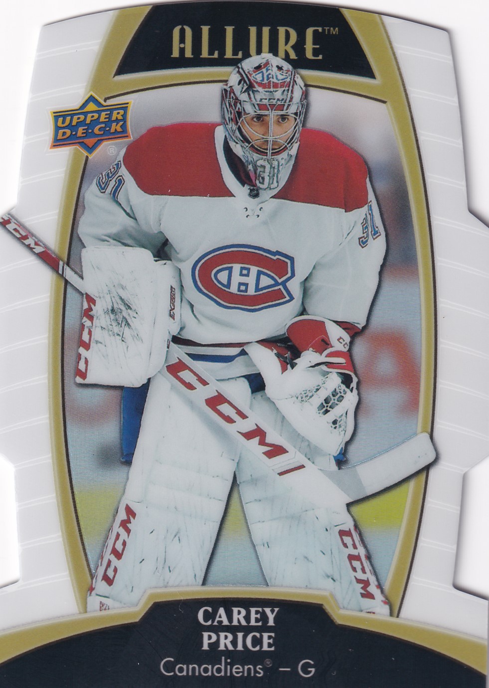 Carey Price - 2019/20 Allure Hockey - White Rainbow - #11