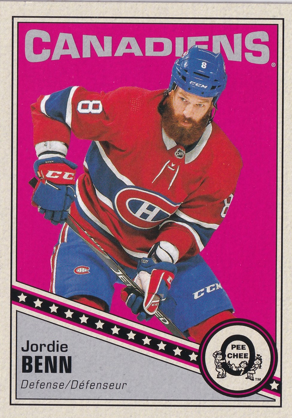 Jordie Benn - 2019/20 O-Pee-Chee Hockey - Retro - #394
