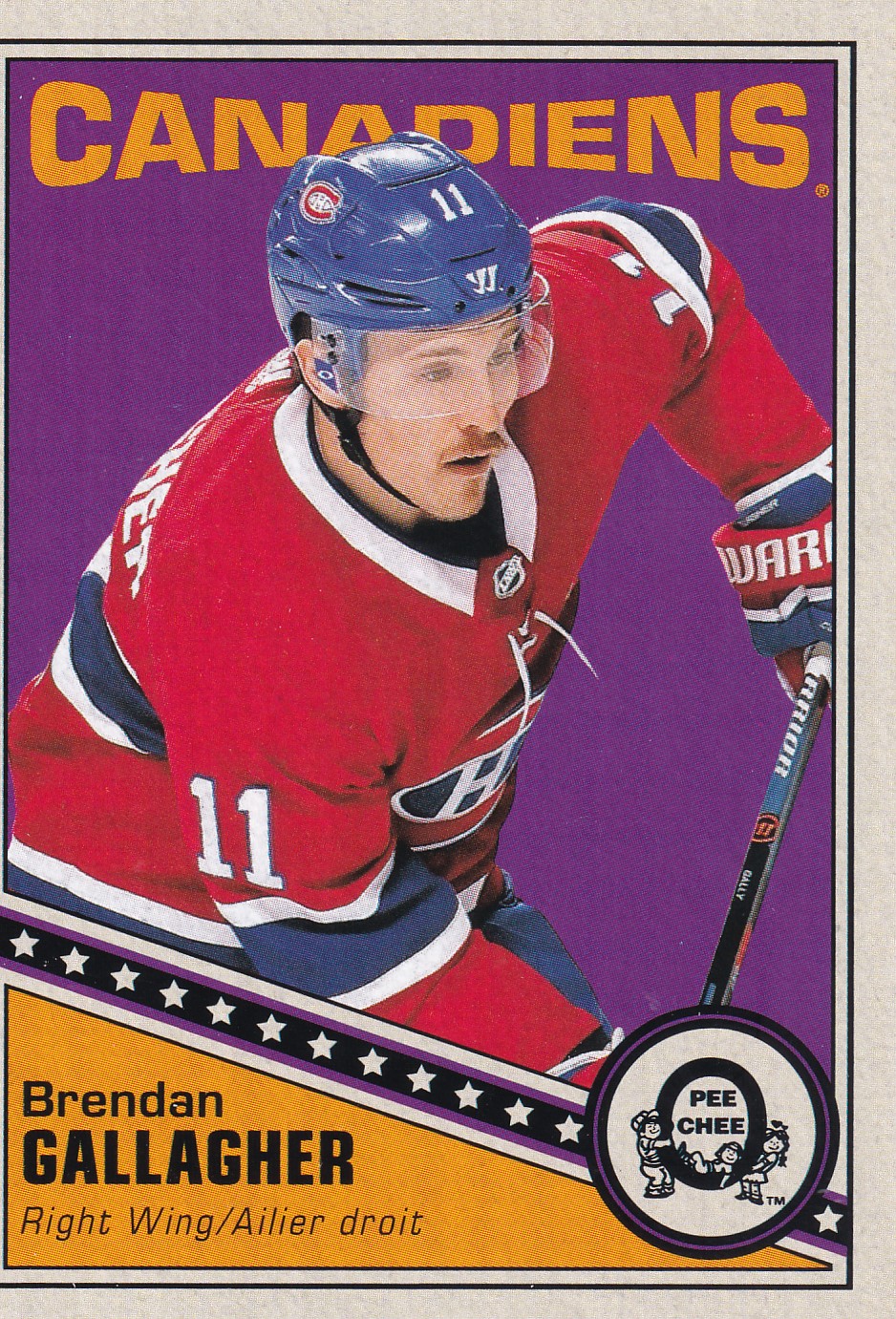 Brendan Gallagher - 2019/20 O-Pee-Chee Hockey - Retro - #228