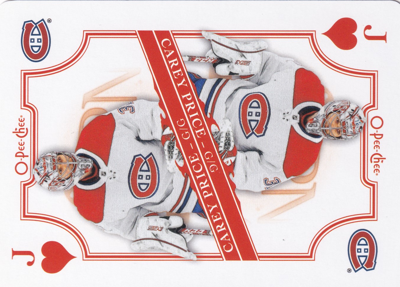 Carey Price - 2019/20 O-Pee-Chee Hockey - Playing Cards - #J