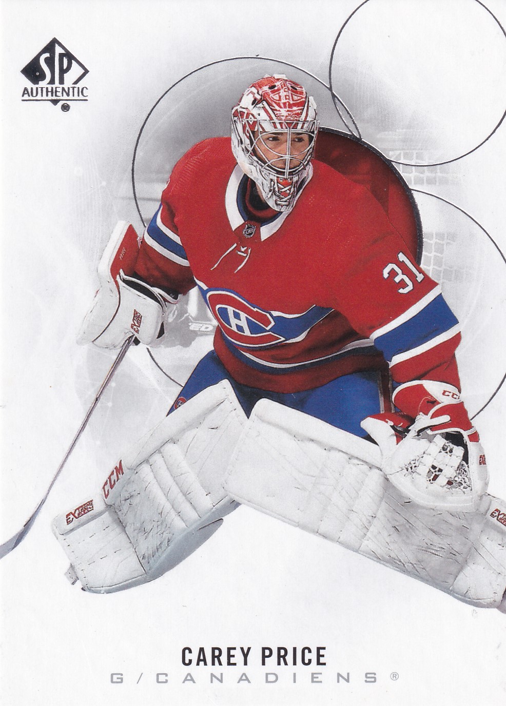 Carey Price - 2020/21 SP Authentic Hockey - #74