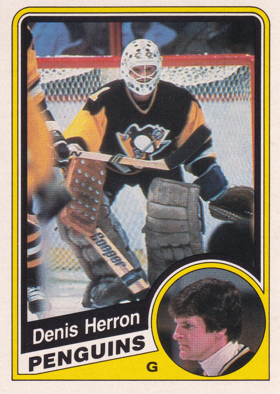 Denis Herron - 1984/85 O-Pee-Chee Hockey - #176