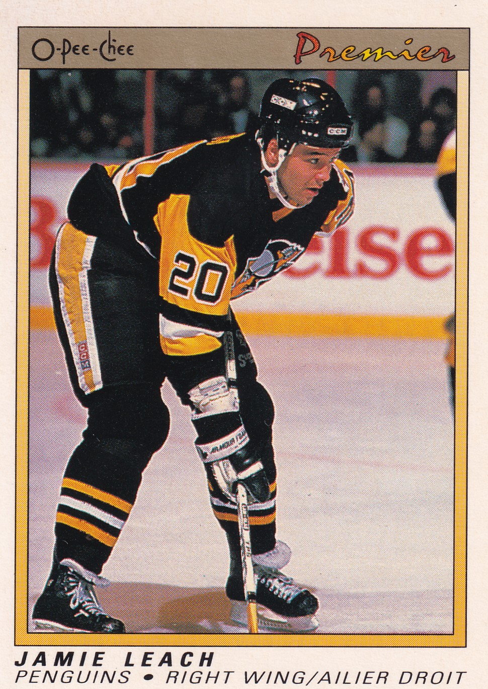 Jamie Leach - 1990/91 OPC Premier - #60