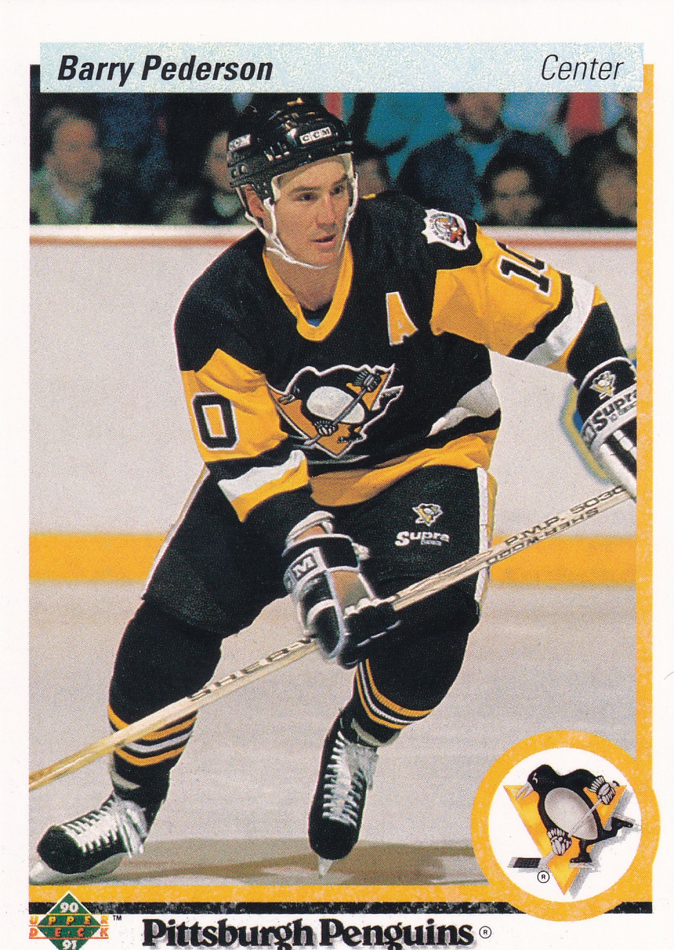 Barry Pederson - 1990/91 Upper Deck Hockey - #329