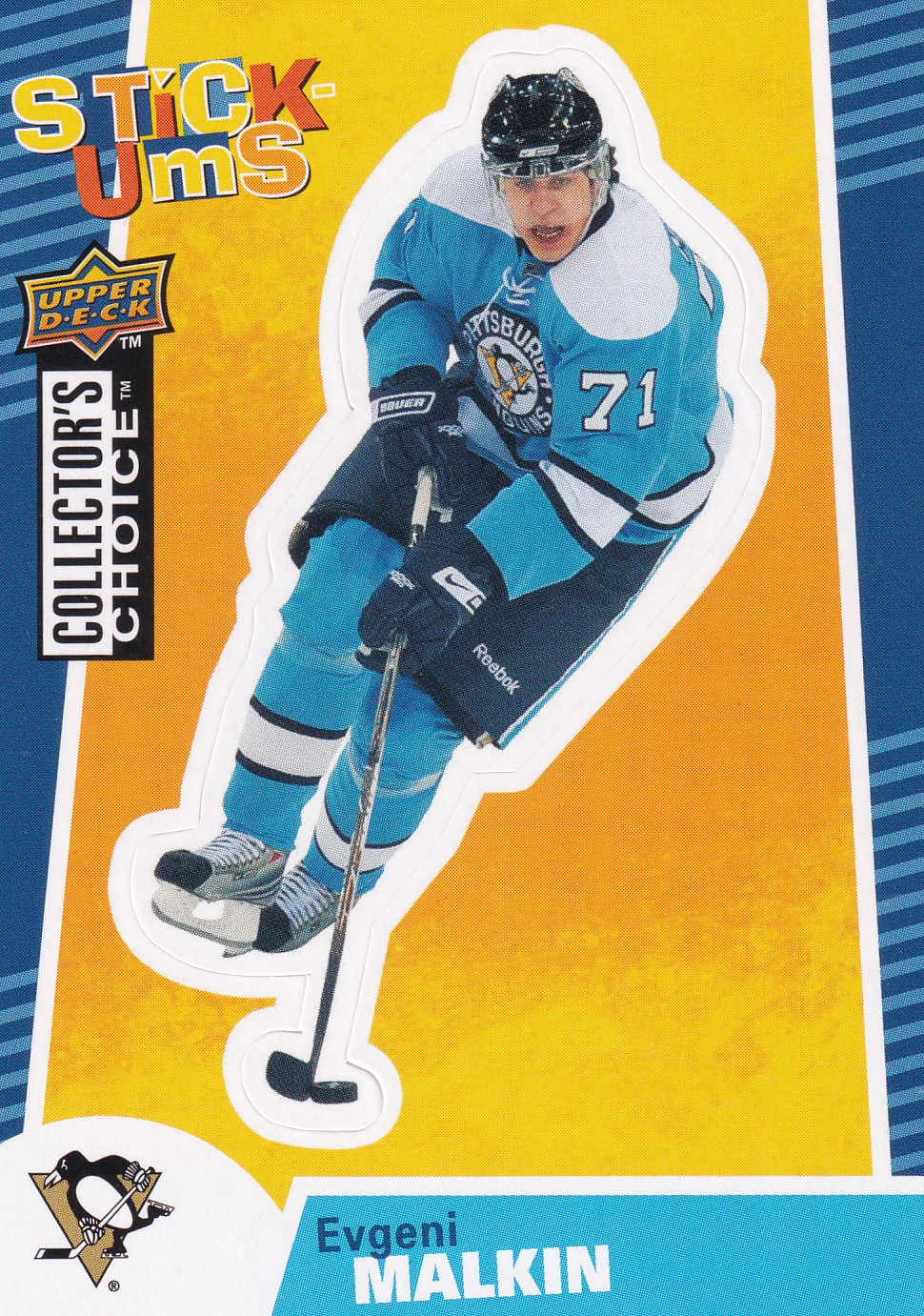 Evgeni Malkin - 2009/10 UD Collector´s Choice - Stick-Ums - #SU23