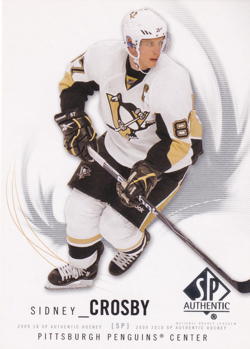 Sidney Crosby - 2009/10 SP Authentic Hockey - #87