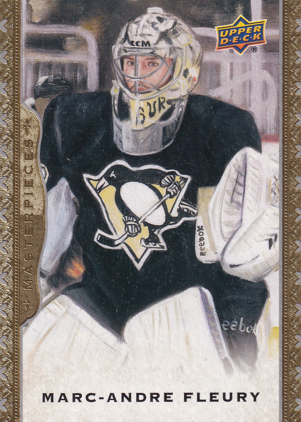 Marc-Andre Fleury - 2014/15 UD Masterpieces Hockey - #38
