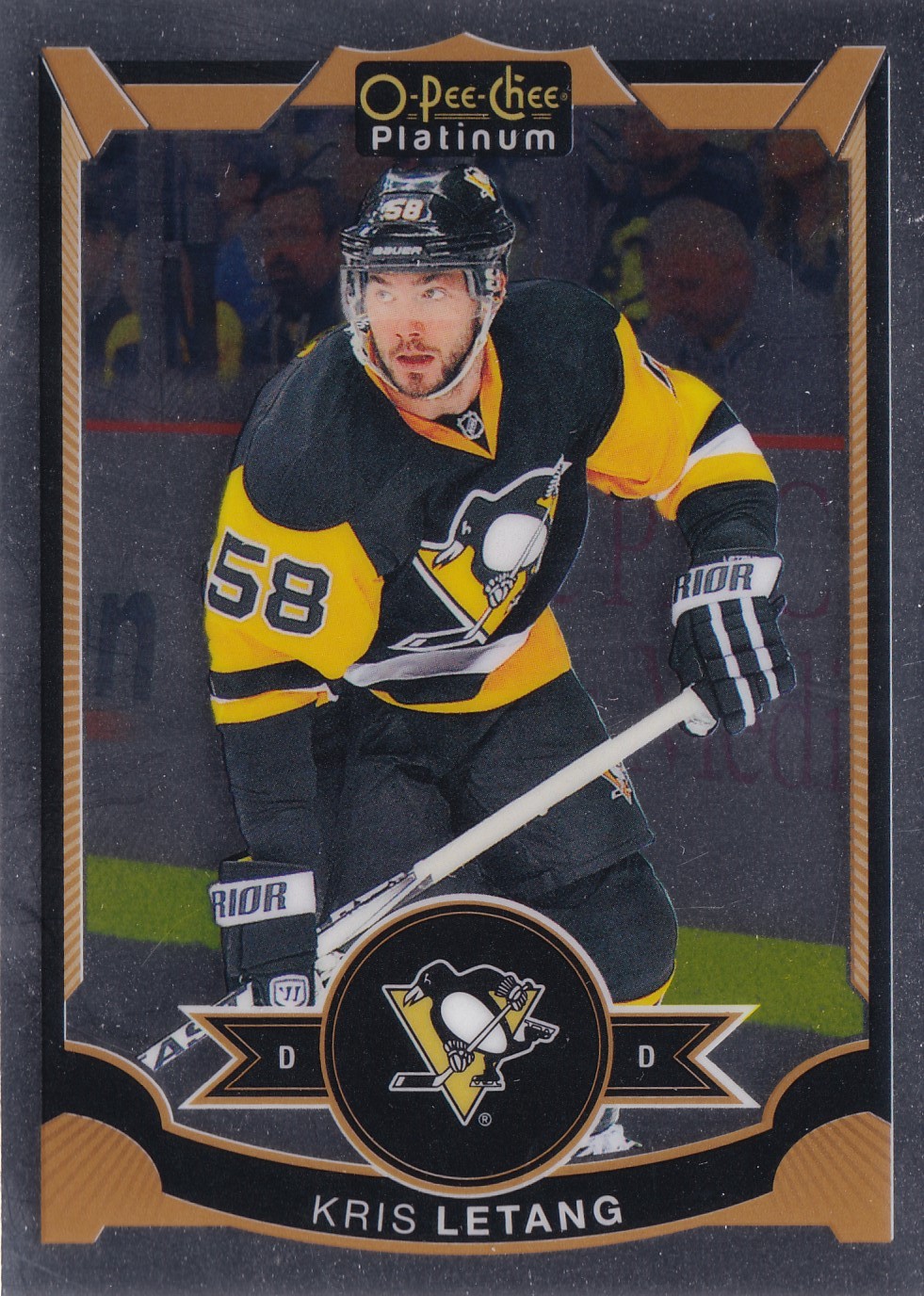 Kris Letang - 2015/16 OPC Platinum Hockey - #54