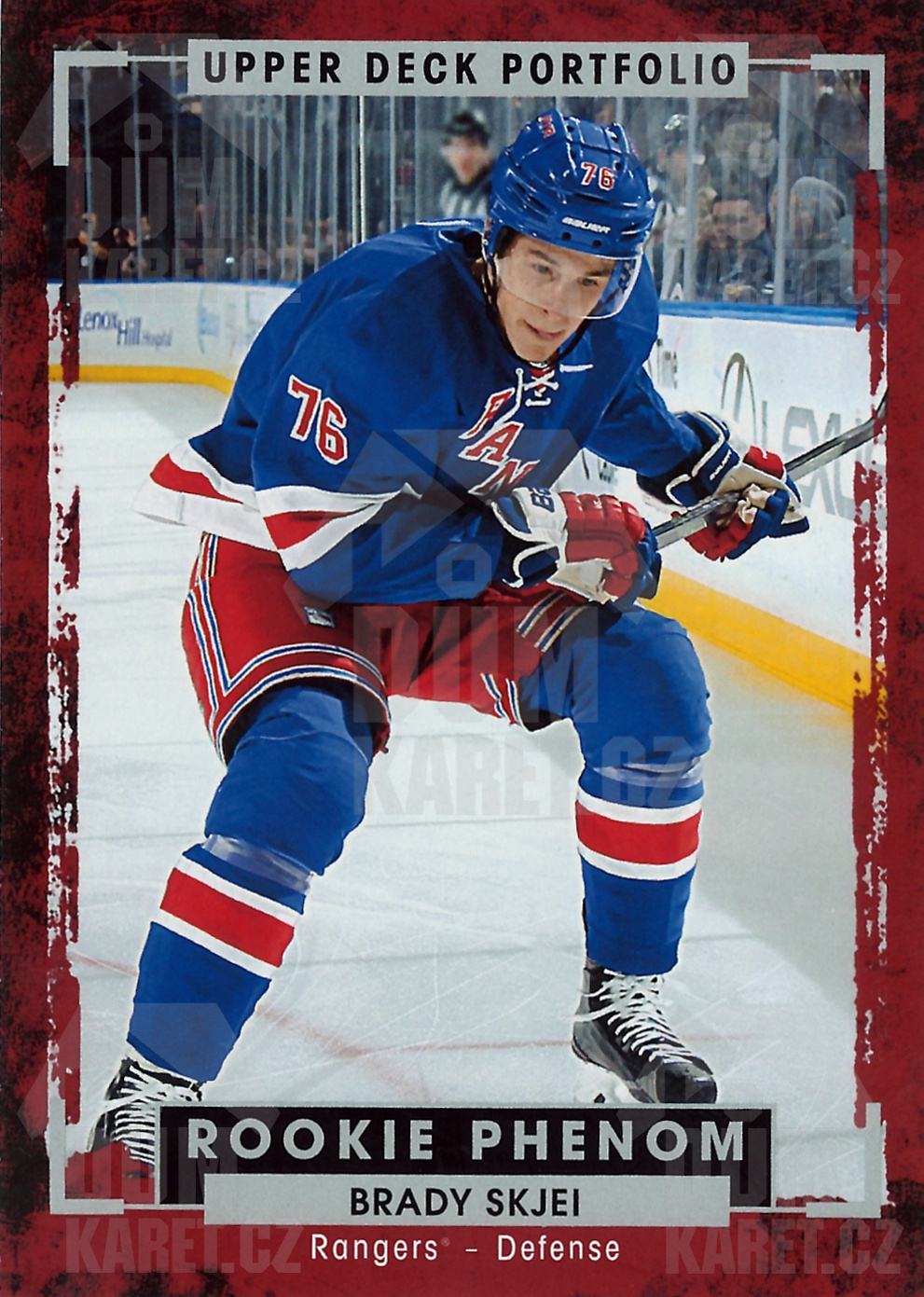 Brady Skjei - 2015/16 UD Portfolio Hockey - Rookie Phenom - #205