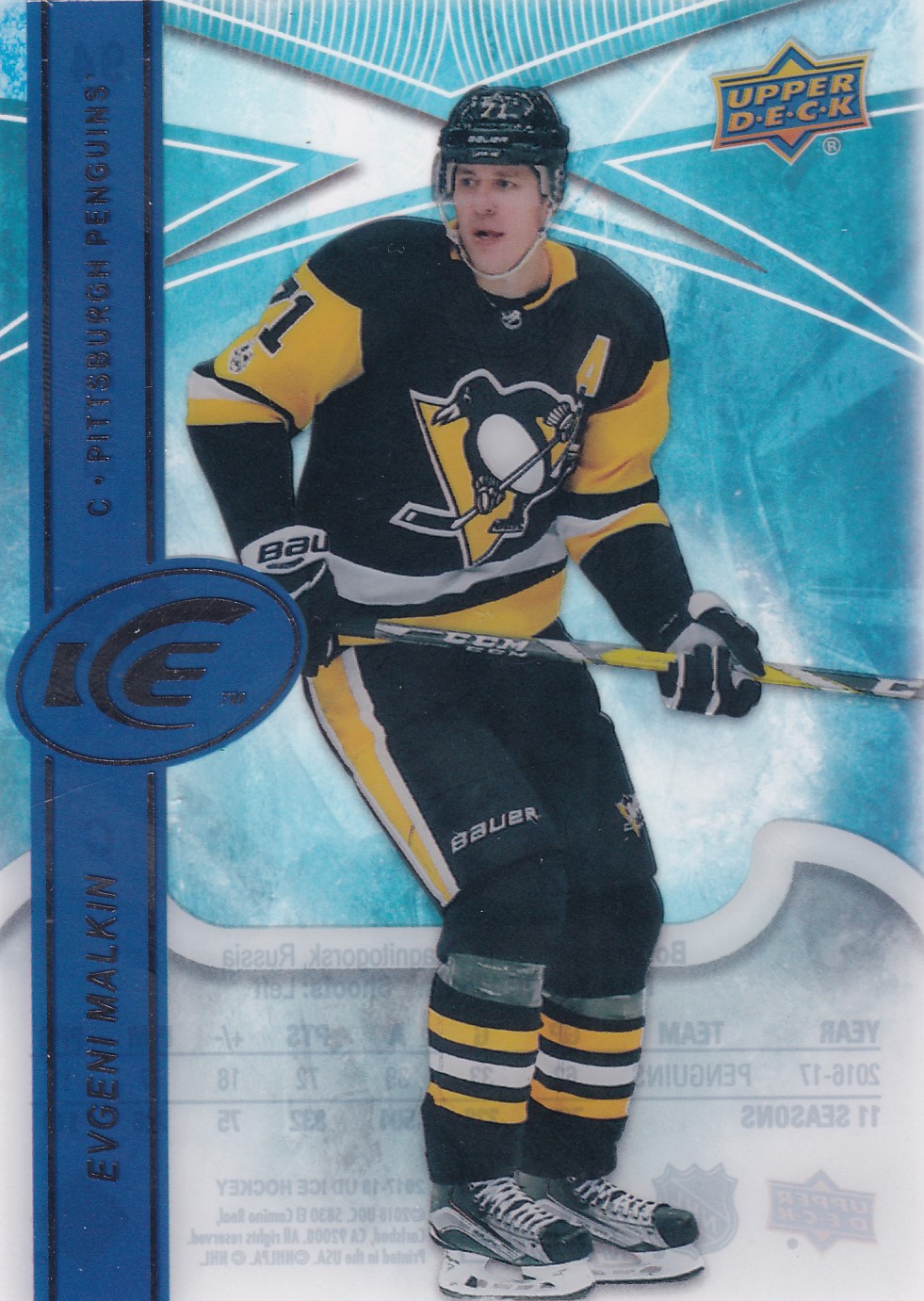 Evgeni Malkin - 2017/18 UD Ice Hockey - #94