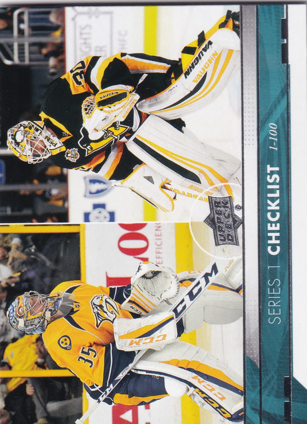 Rinne / Murray - 2017/18 UD Series I. Hockey - Checklist - #199