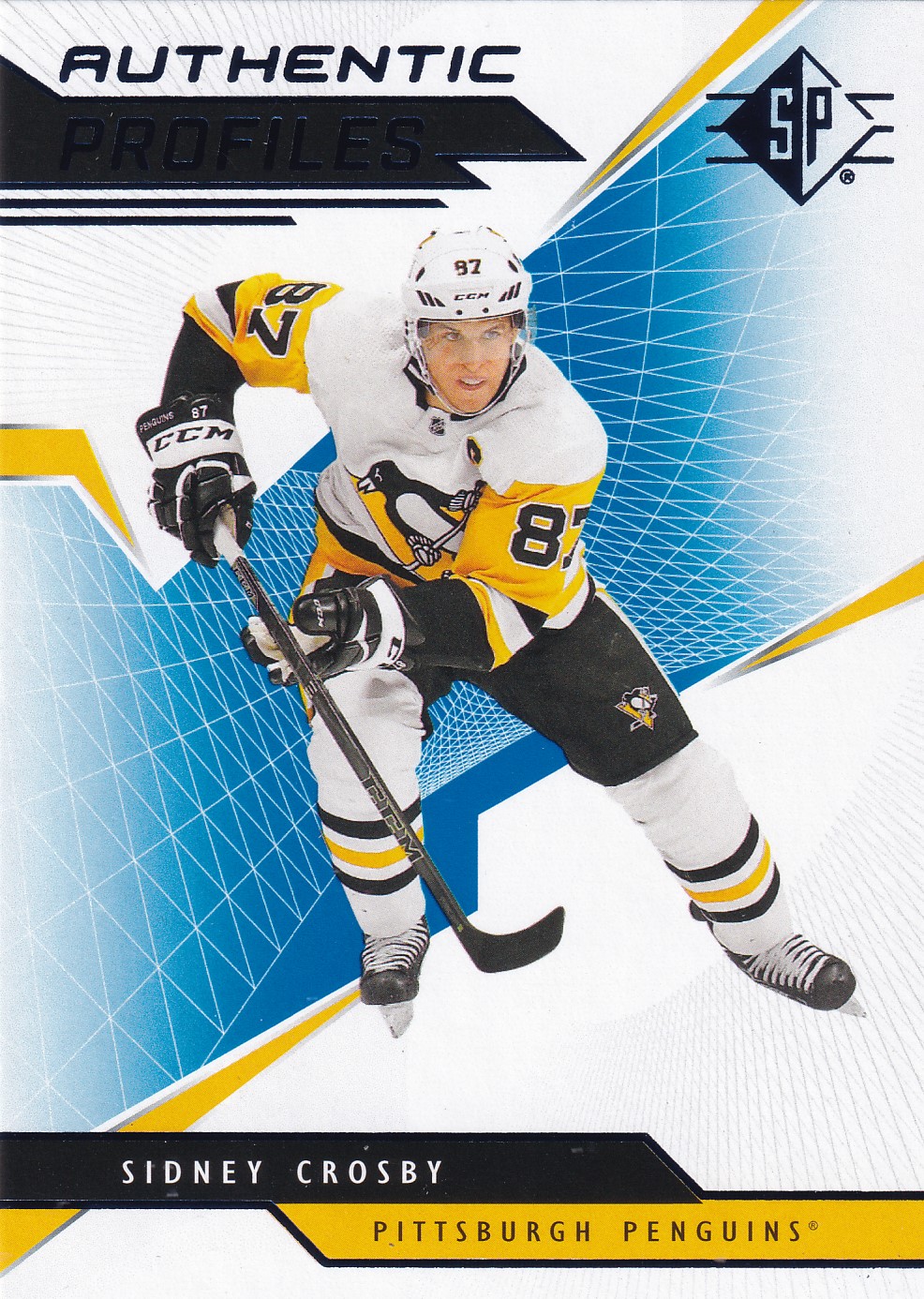 Sidney Crosby - 2018/19 SP Authentic Hockey - Authentic Profiles - #AP-SC