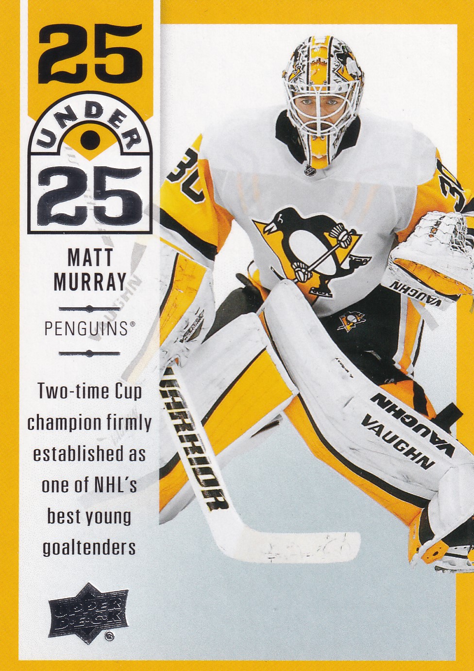 Matt Murray - 2018/19 UD Series I. Hockey - Under 25 - #U25-23