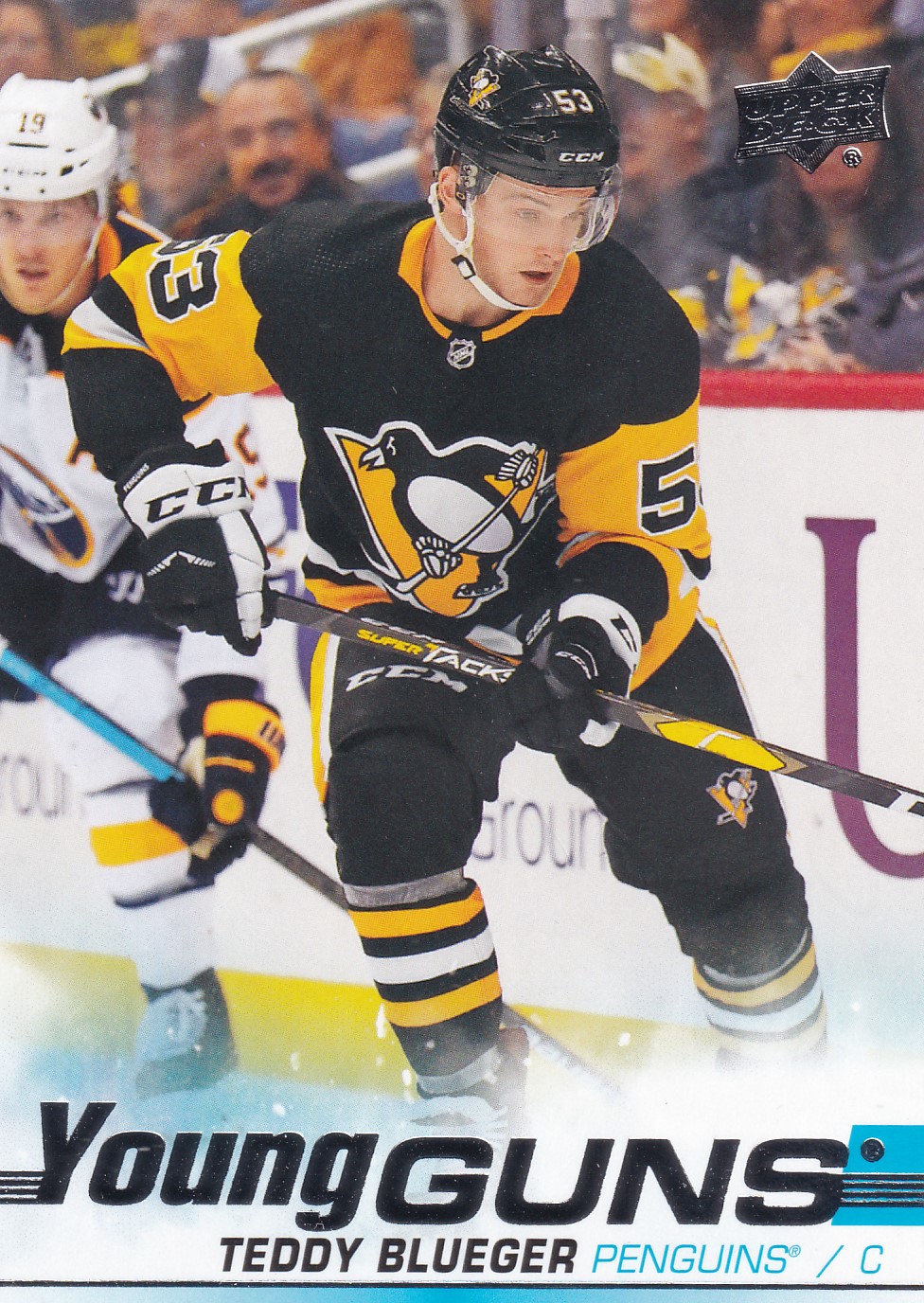 Teddy Blueger - 2019/20 UD Series I. Hockey - Young Guns - #231