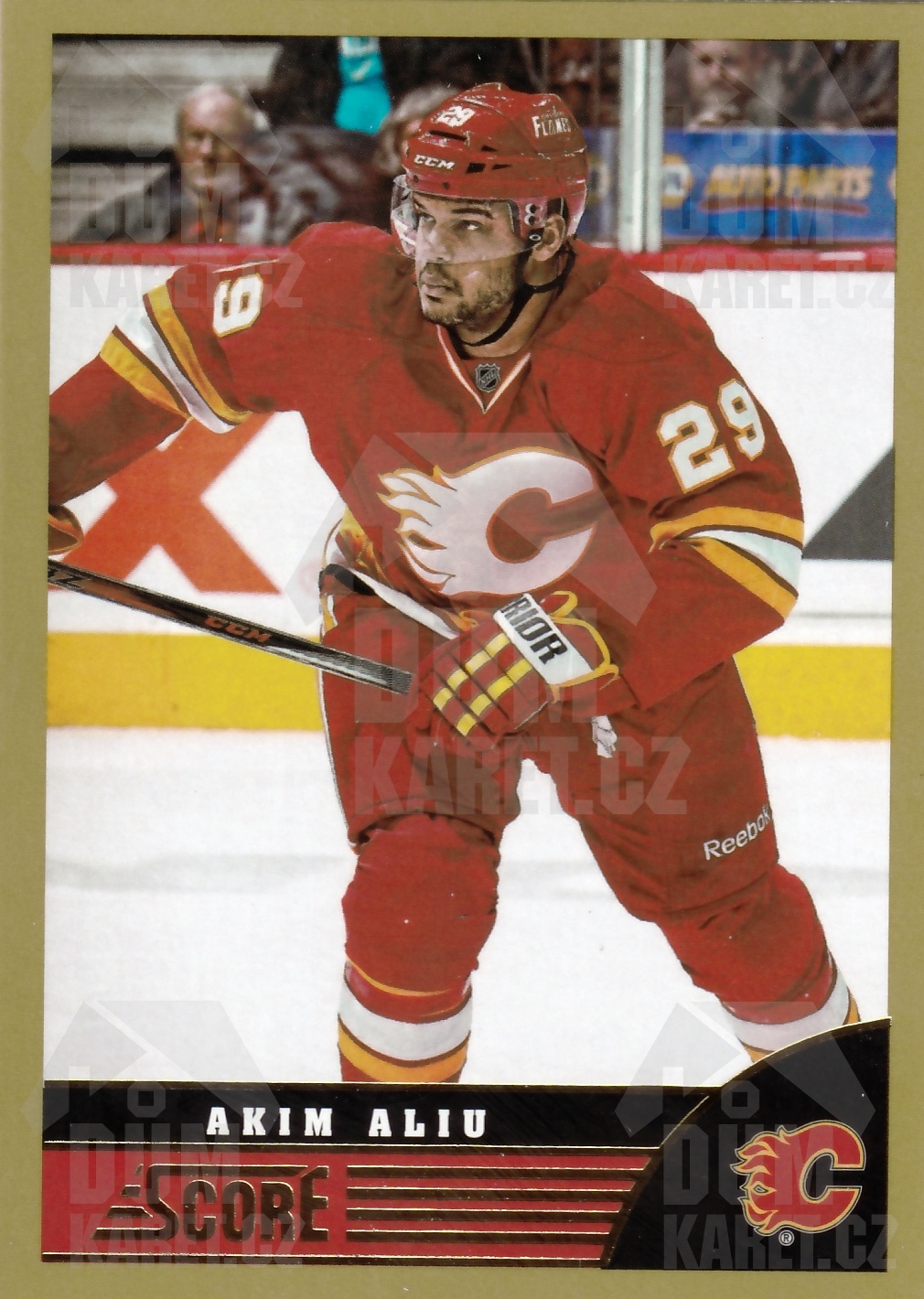 Akim Aliu - 2013/14 Panini Score Hockey - Gold - #60