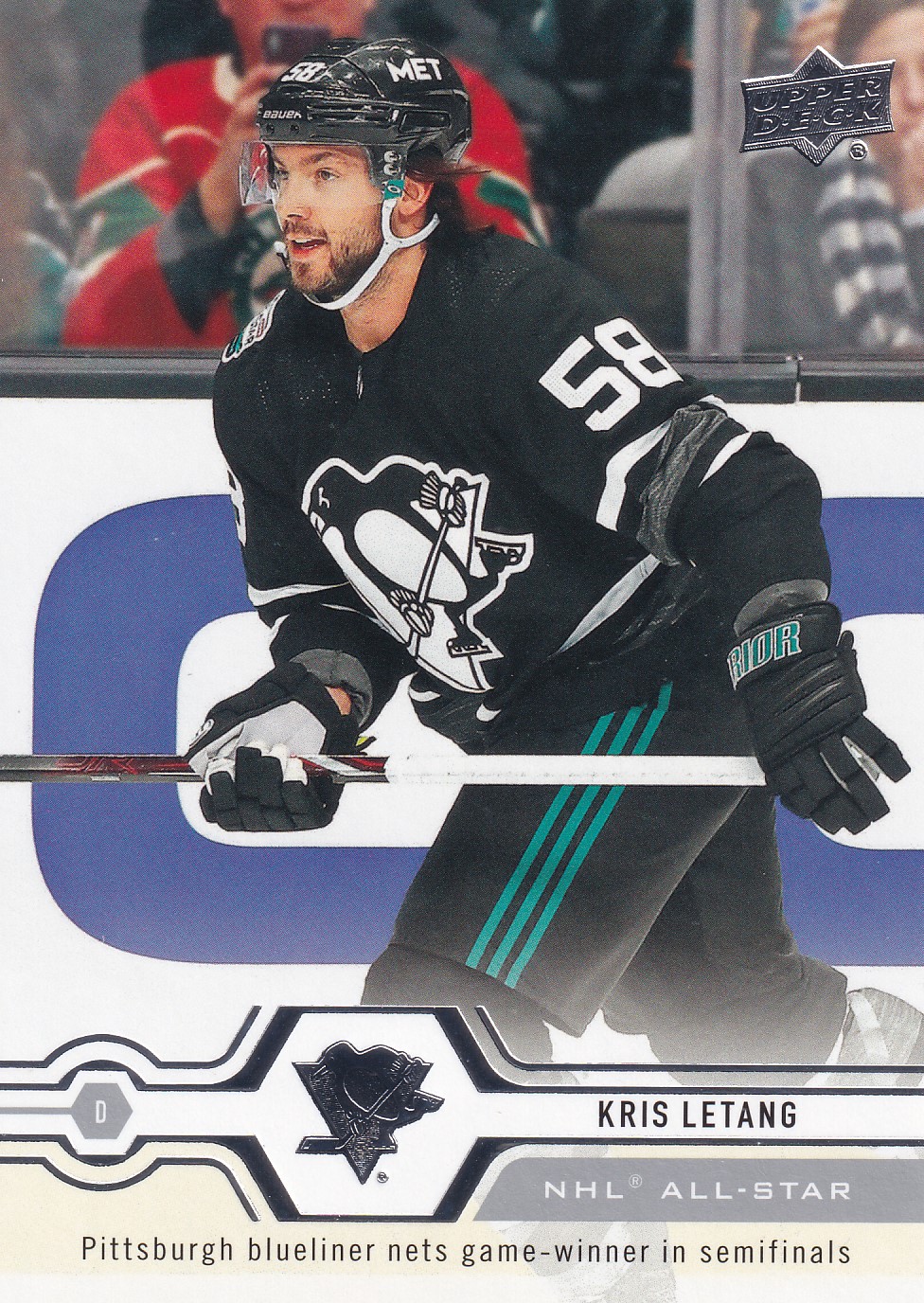 Kris Letang - 2019/20 UD Update Hockey - #536
