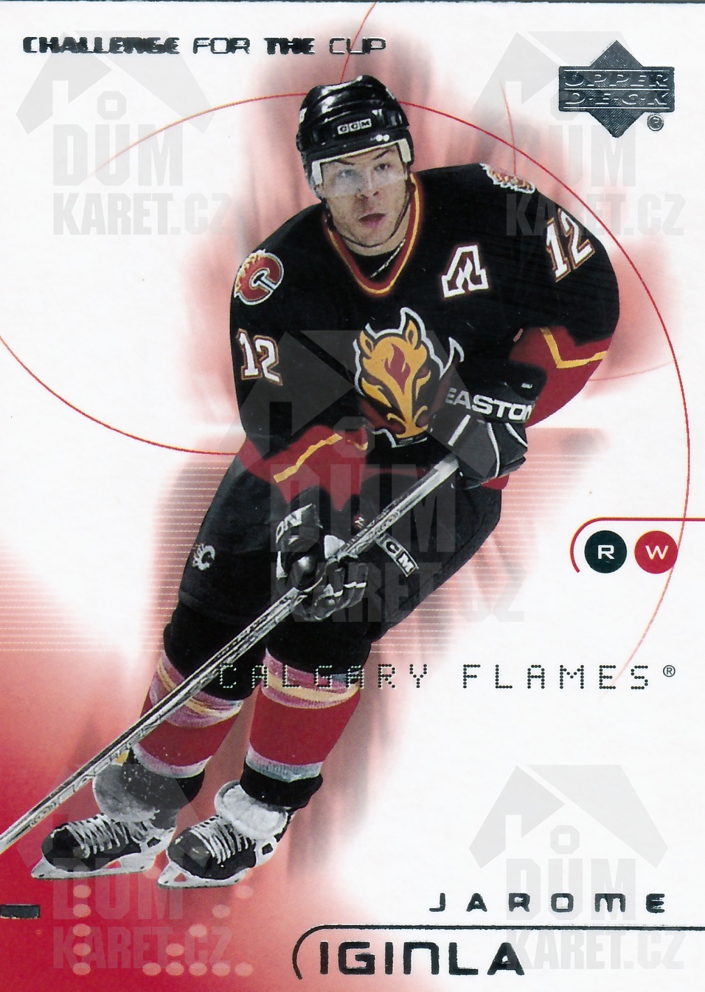 Jarome Iginla - 2001/02 UD Challenge For The Cup - #9