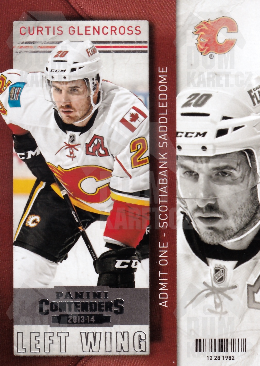 Curtis Glencross - 2013/14 Panini Contenders - #89
