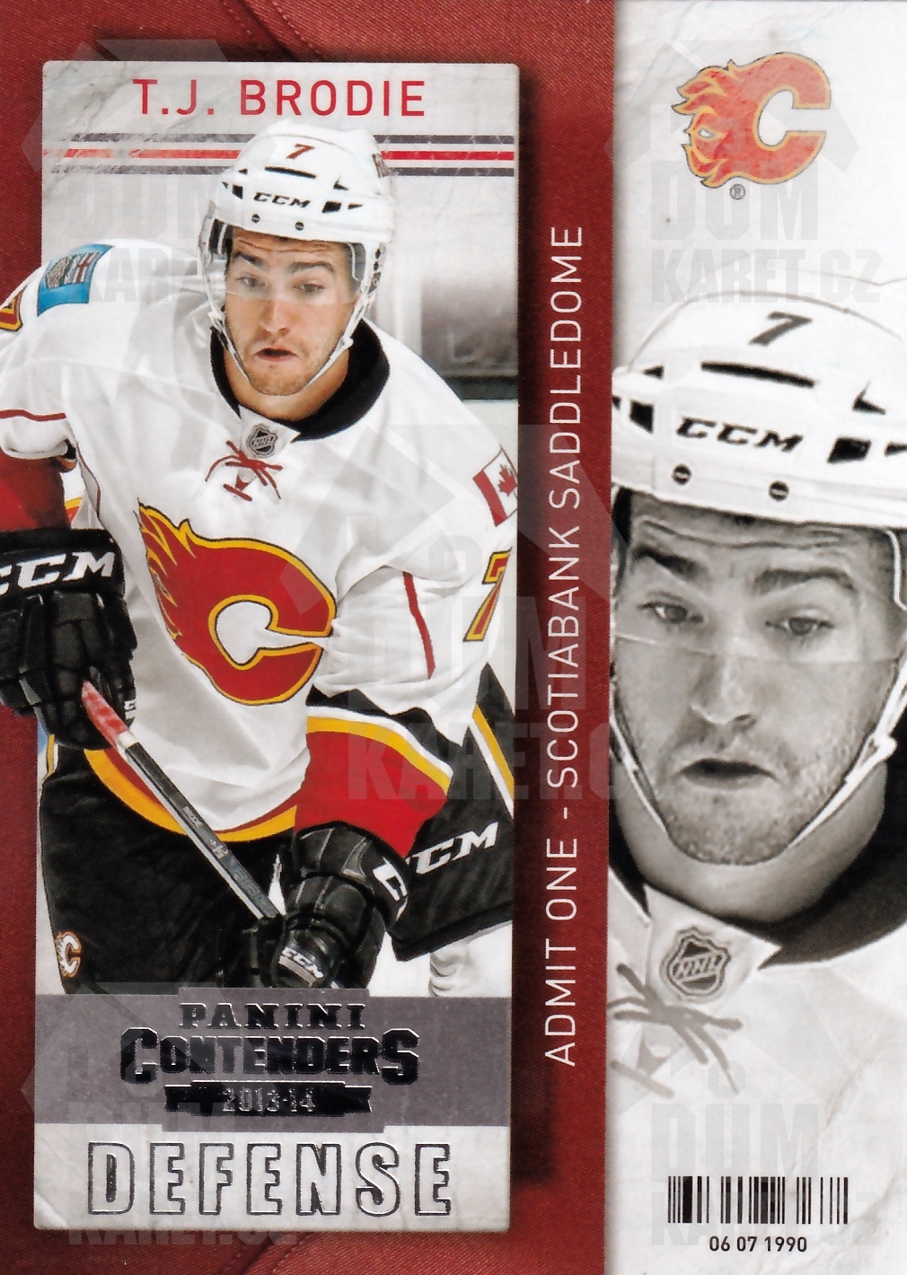 T.J. Brodie - 2013/14 Panini Contenders - #90