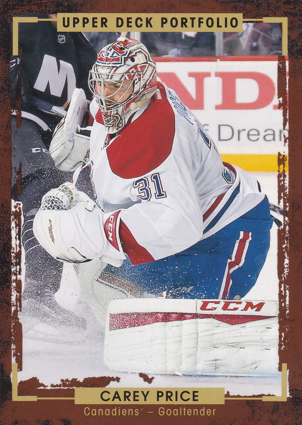 Carey Price - 2015/16 UD Portfolio Hockey - #74