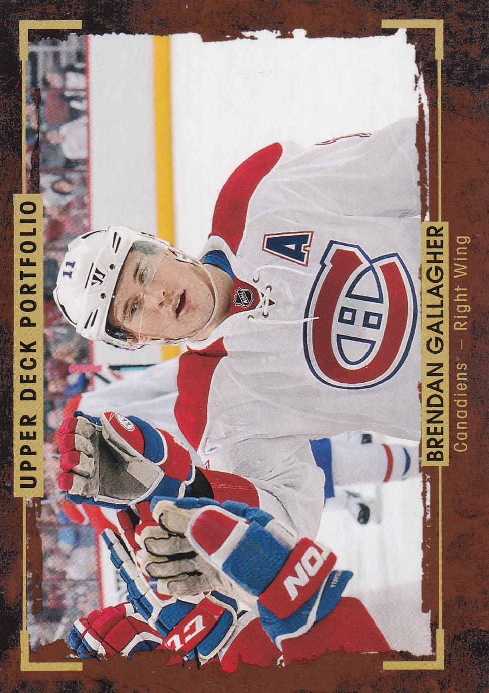 Brendan Gallagher - 2015/16 UD Portfolio Hockey - #68