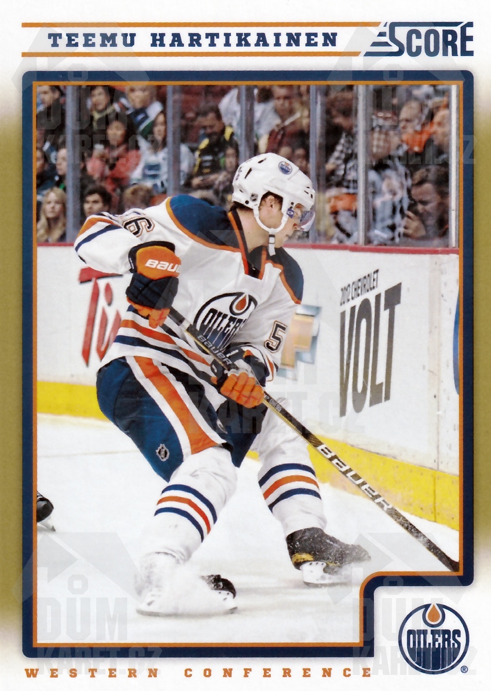 Teemu Hartikainen- 2012/13 Score Hockey - Gold - #205