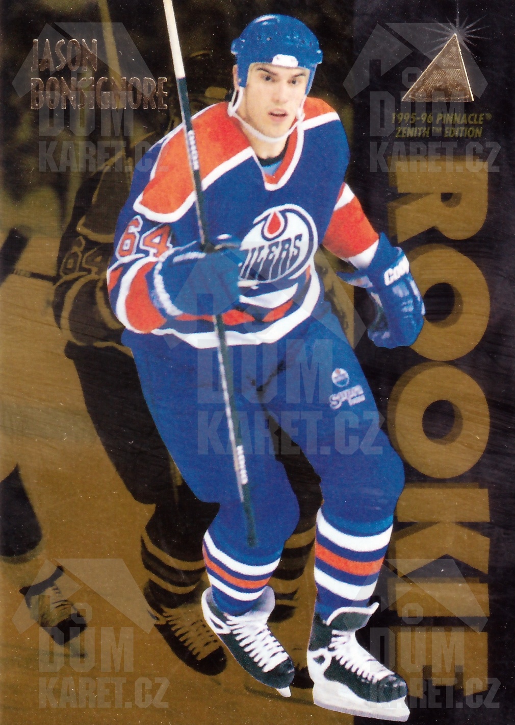 Jason Bonsignore - 1995/96 Pinnacle Zenith - RC - #136