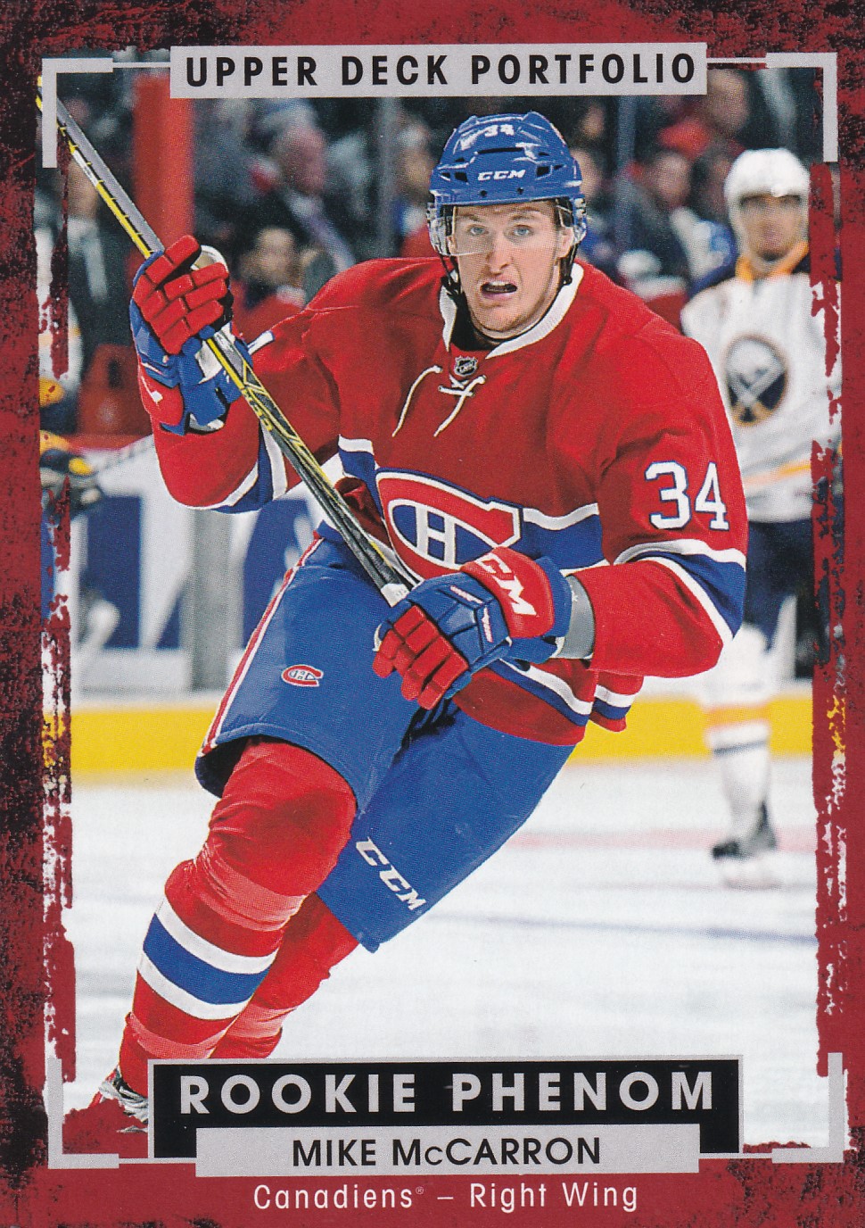 Mike McCarron - 2015/16 UD Portfolio Hockey - Rookie Phenom - #224