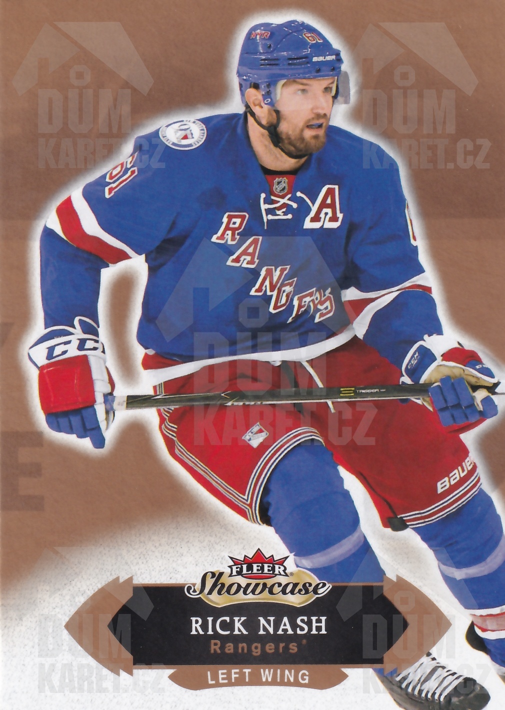 Rick Nash - 2016/17 Fleer Showcase Hockey - #10