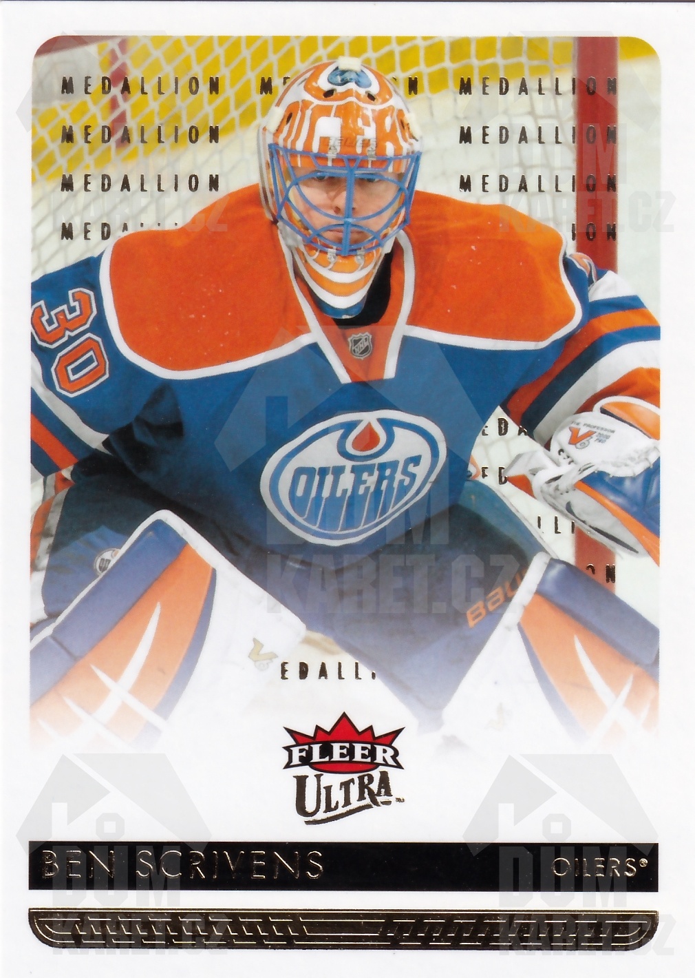 Ben Scrivens - 2014/15 Fleer Ultra Hockey - Gold Medallion - #68