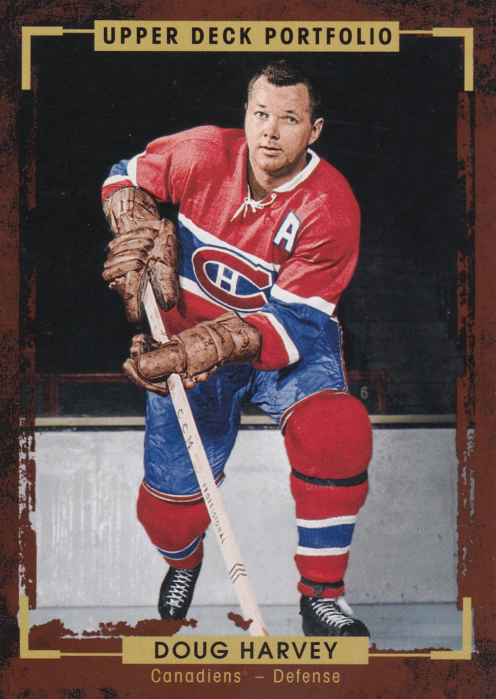 Doug Harvey - 2015/16 UD Portfolio Hockey - #190