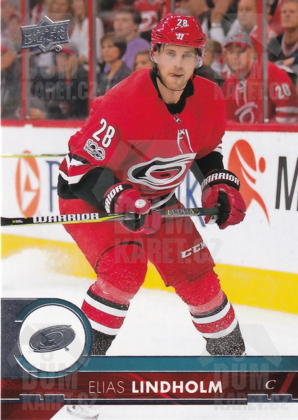 Elias Lindholm - 2017/18 UD Series II. Hockey - #286