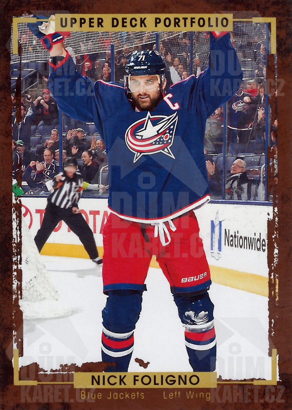 Nick Foligno - 2015/16 UD Portfolio Hockey - #13