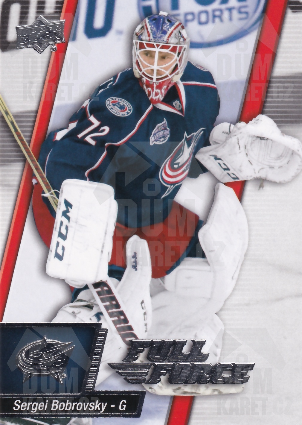 Sergei Bobrovsky - 2015/16 UD Full Force Hockey - #18